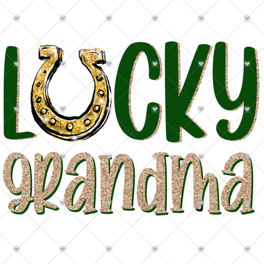 Lucky Grandma Ready To Press Sublimation and DTF Transfer