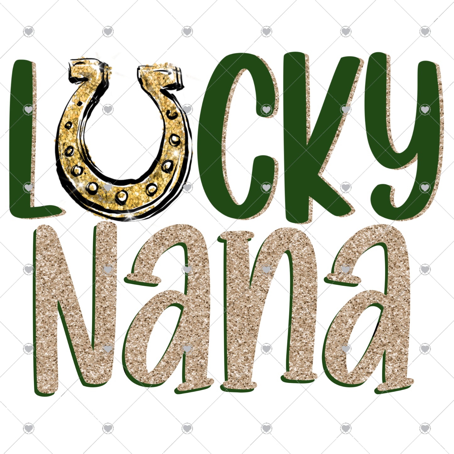 Lucky Nana Ready To Press Sublimation and DTF Transfer