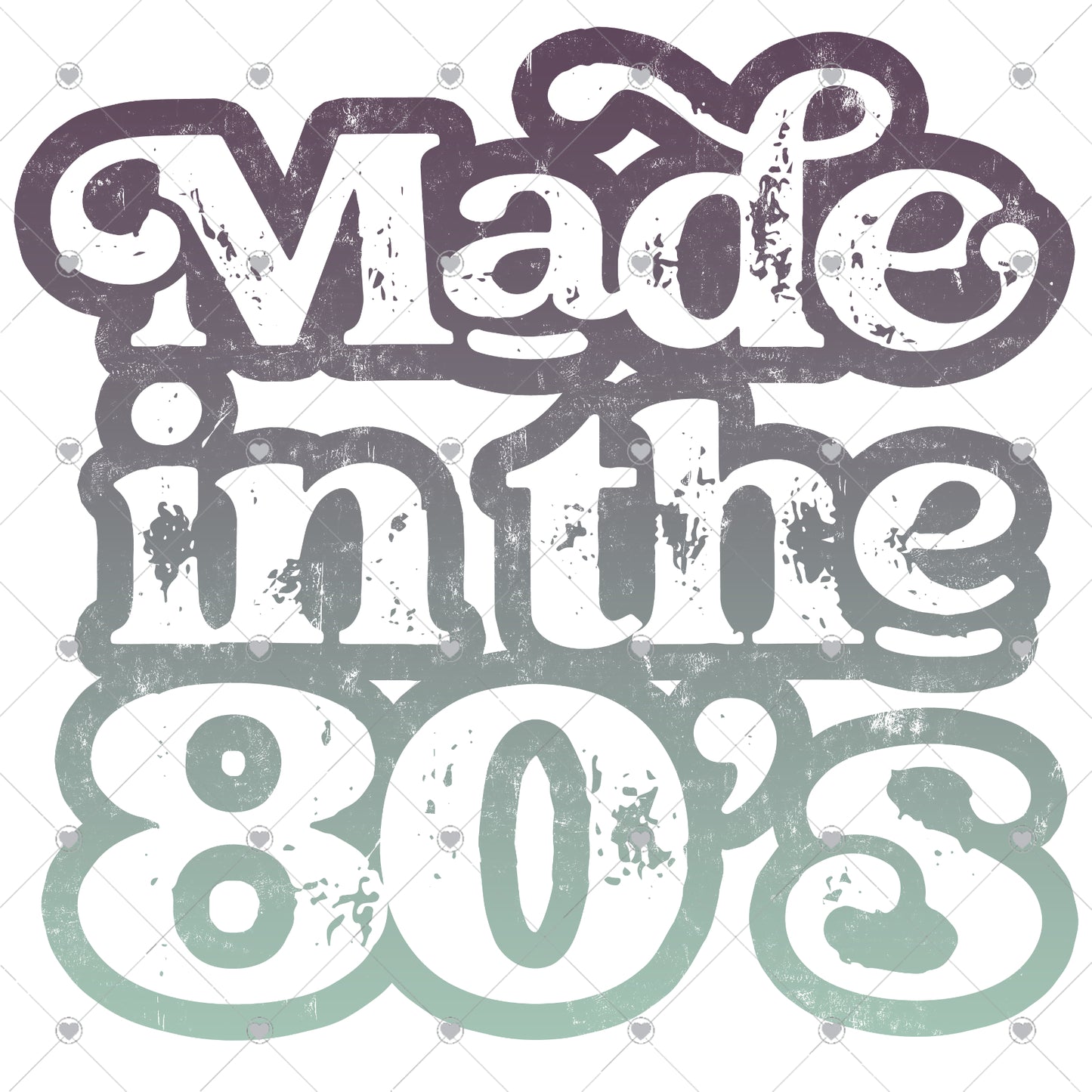 Made In The 80s Ready To Press Sublimation and DTF Transfer