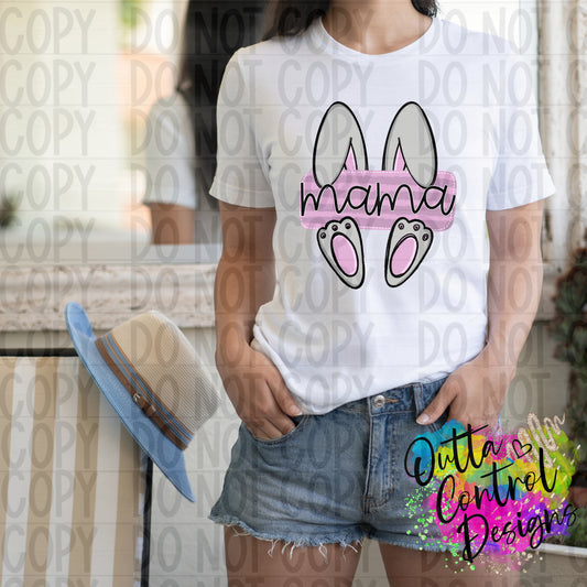 Mama Bunny Ready To Press Sublimation and DTF Transfer