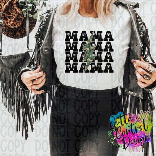 Mama Camo Ready To Press Sublimation and DTF Transfer