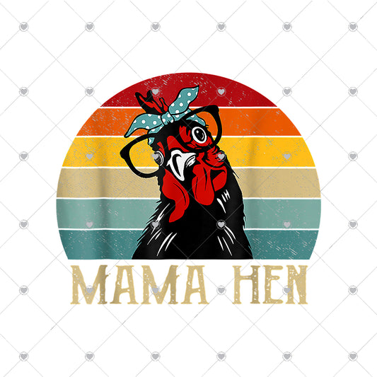 Mama Hen Ready To Press Sublimation and DTF Transfer