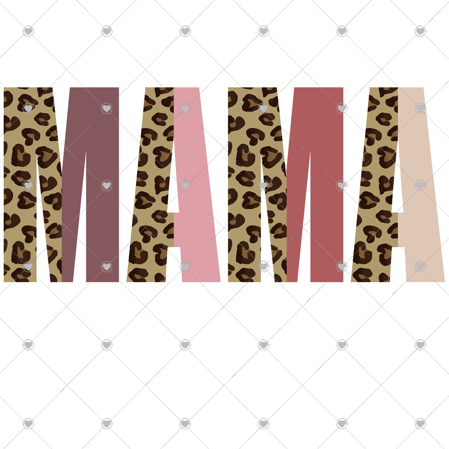 Mama Nude Leopard Ready To Press Sublimation Transfer