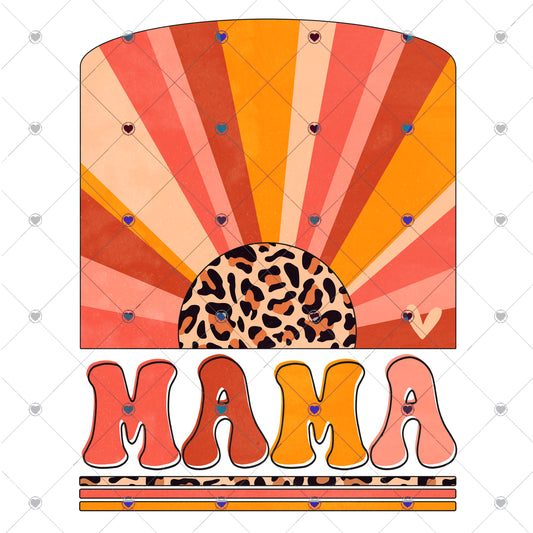 Mama sunset Ready To Press Sublimation and DTF Transfer