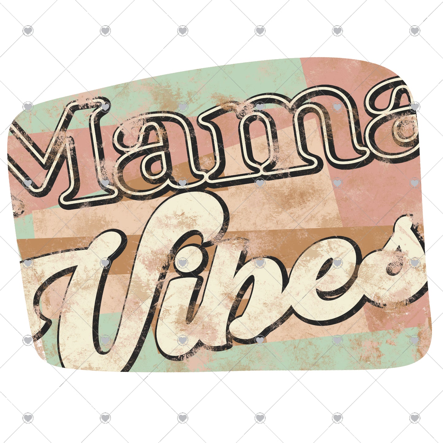 Mama Vibes Ready To Press Sublimation and DTF Transfer