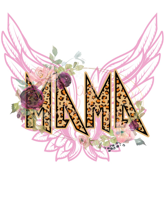 Mama Wings Ready To Press Sublimation and DTF Transfer