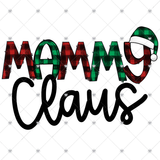 Mammy Claus Ready To Press Sublimation and DTF Transfer