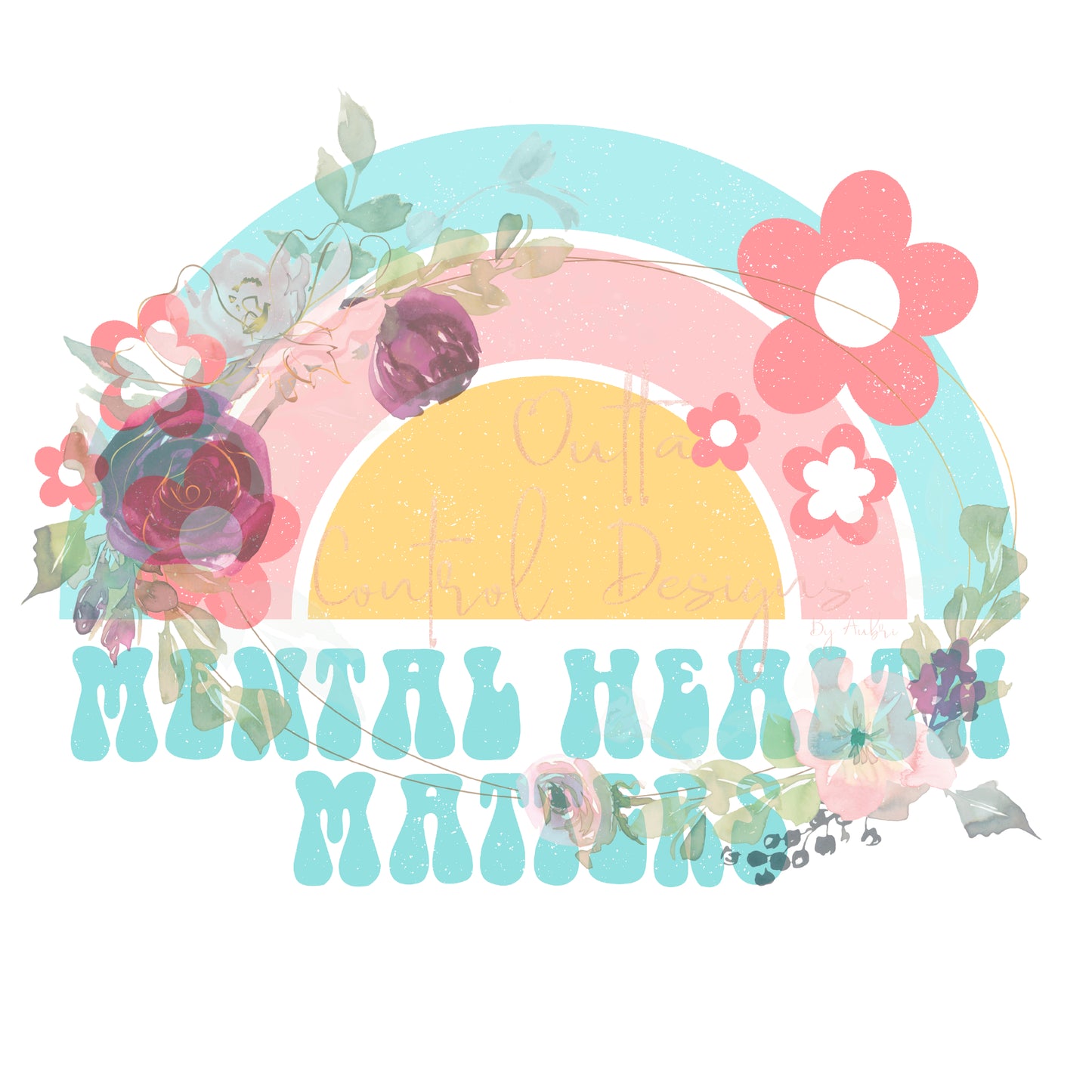 Mental Health Matters Ready To Press Sublimation Transfer