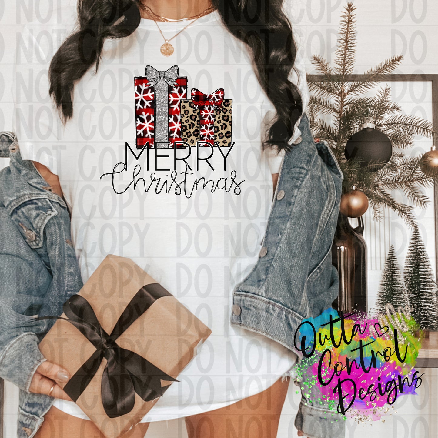 Merry Christmas | Presents Ready to Press Sublimation and DTF Transfer