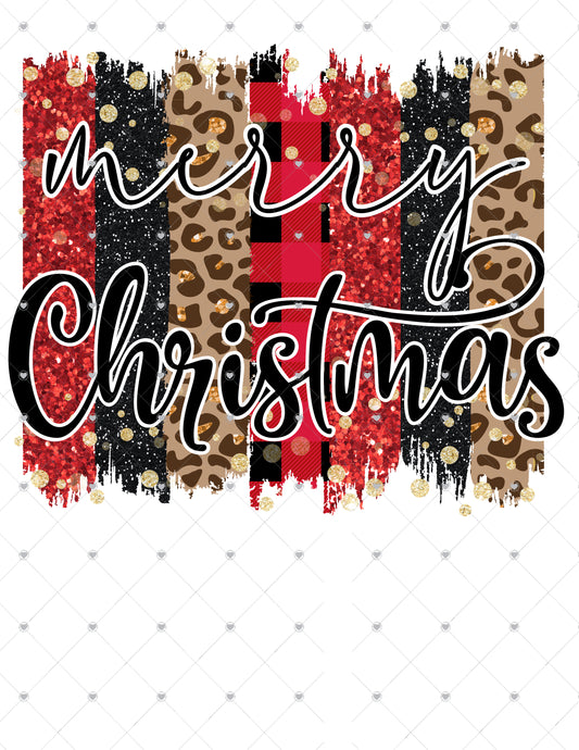 Merry Christmas Ready To Press Sublimation Transfer