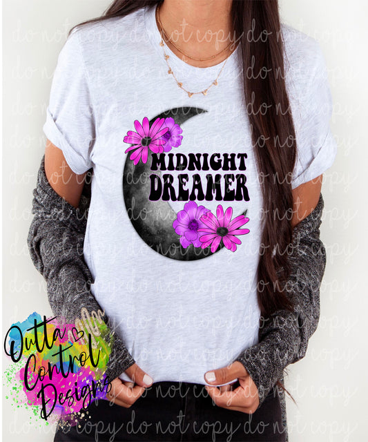 Midnight Dreamer Ready to Press Sublimation and DTF Transfer