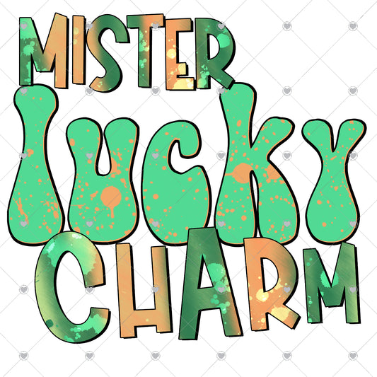 Mister Lucky Charm Ready To Press Sublimation and DTF Transfer