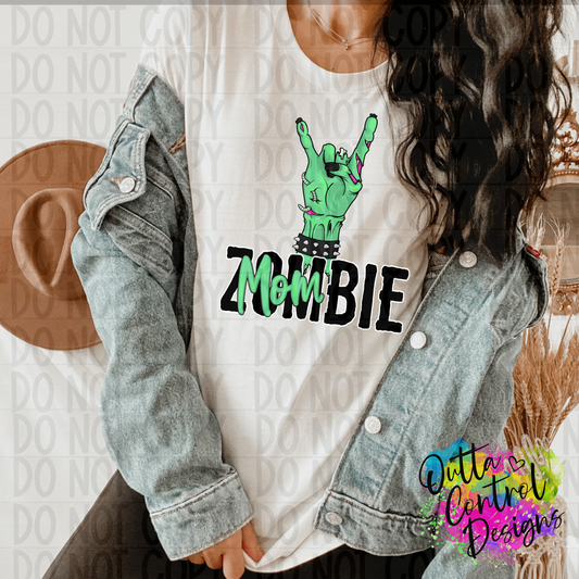 Mombie Zombie Ready To Press Sublimation and DTF Transfer