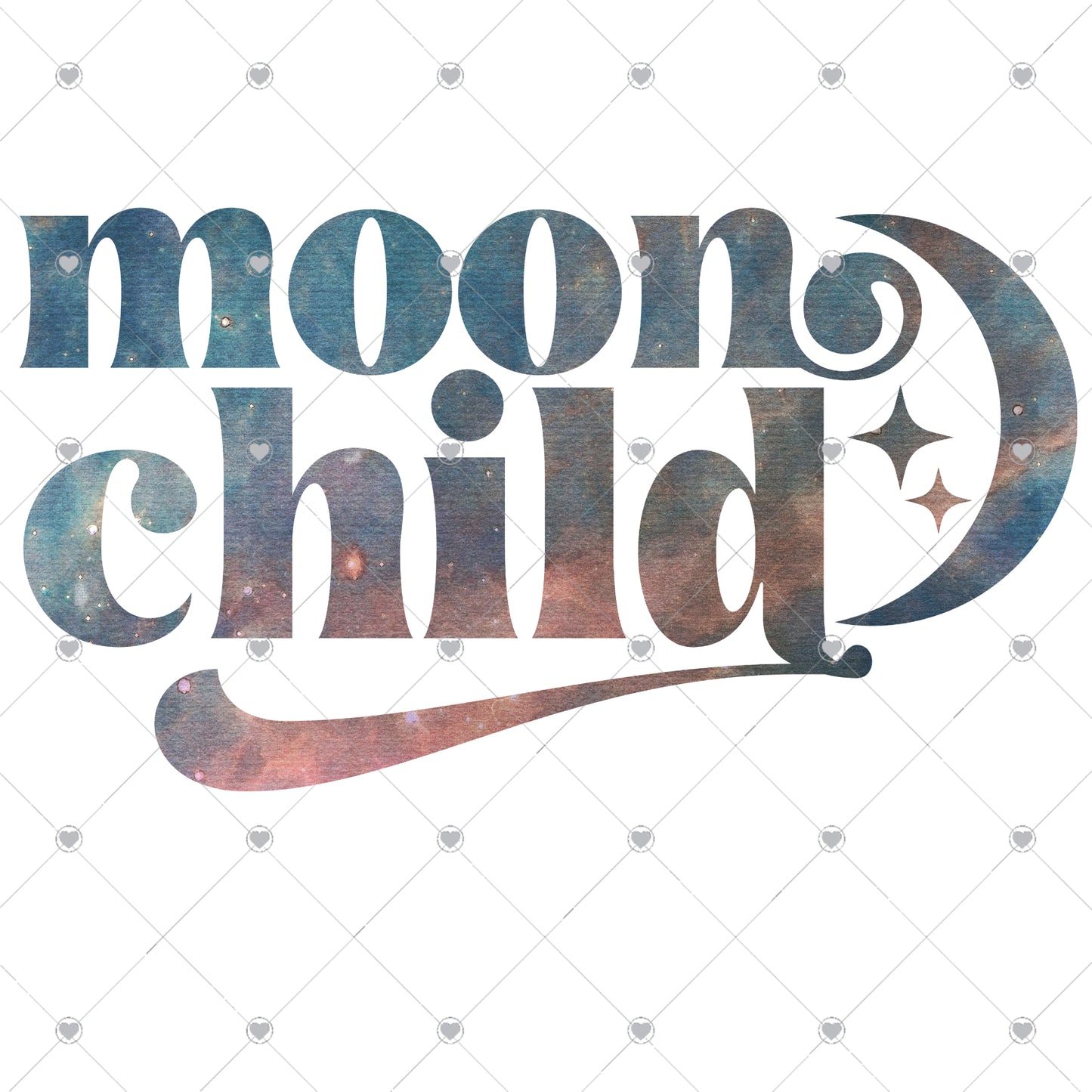 Moon Child | Moon Ready To Press Sublimation and DTF Transfer