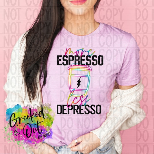 More Espresso Neon Ready To Press Sublimation and DTF Transfer