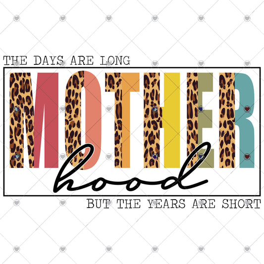 Motherhood Leopard Split Ready To Press Sublimation Transfer