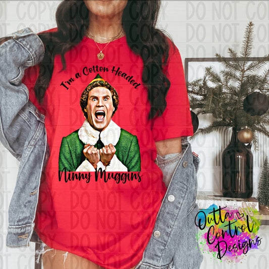 Christmas Elf Ready To Press Sublimation and DTF Transfer