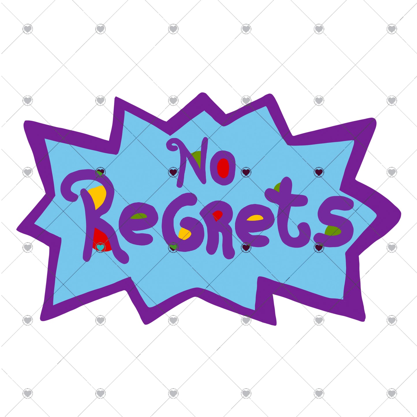 No regrets Ready To Press Sublimation and DTF Transfer