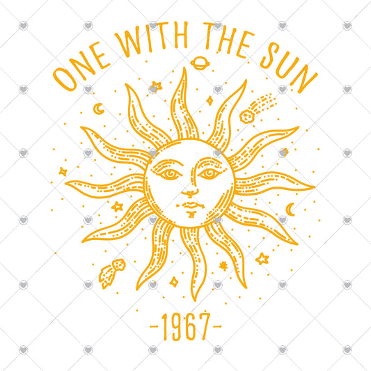 One with the sun Ready To Press Sublimation and DTF Transfer