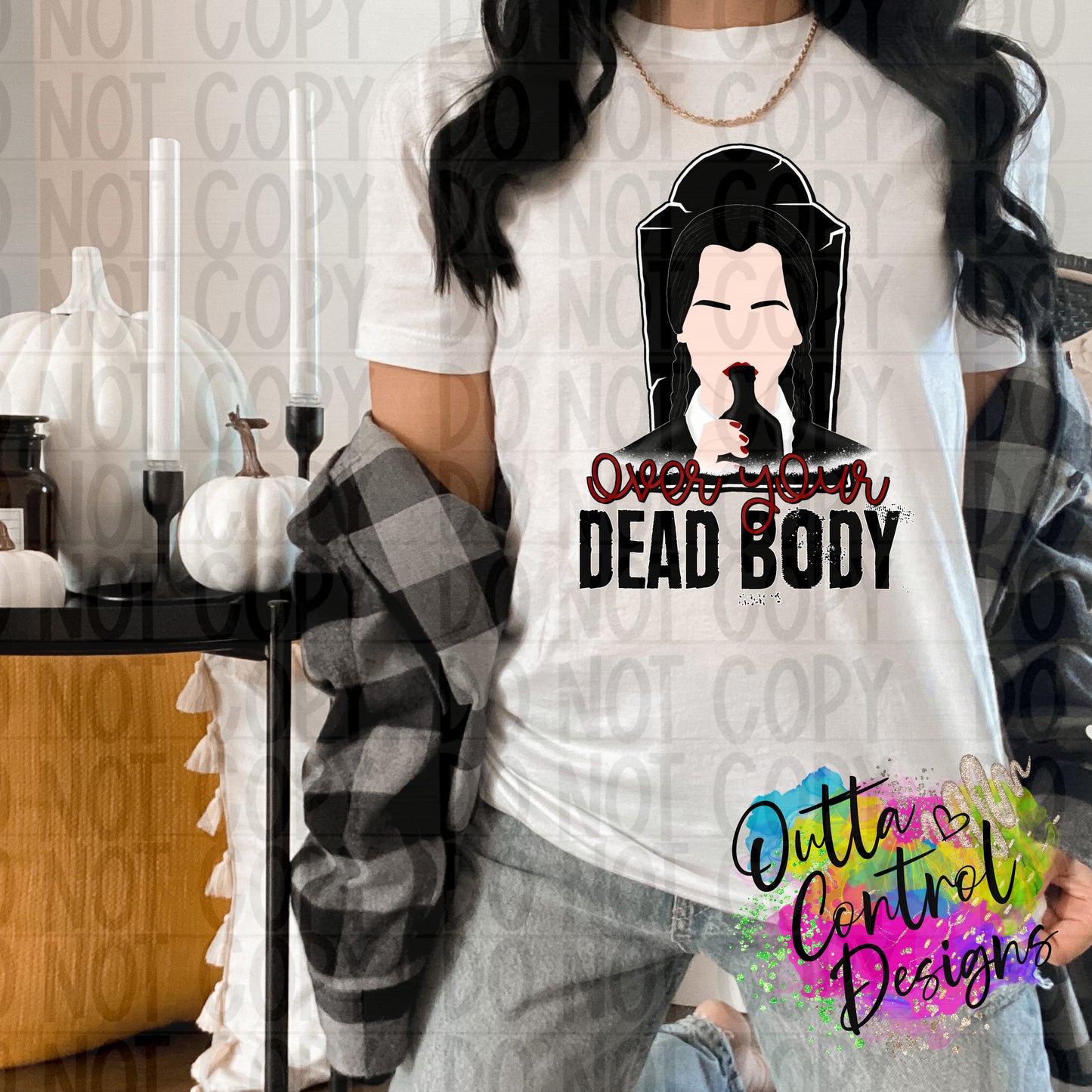 Dead Body Ready to Press Sublimation and DTF Transfer