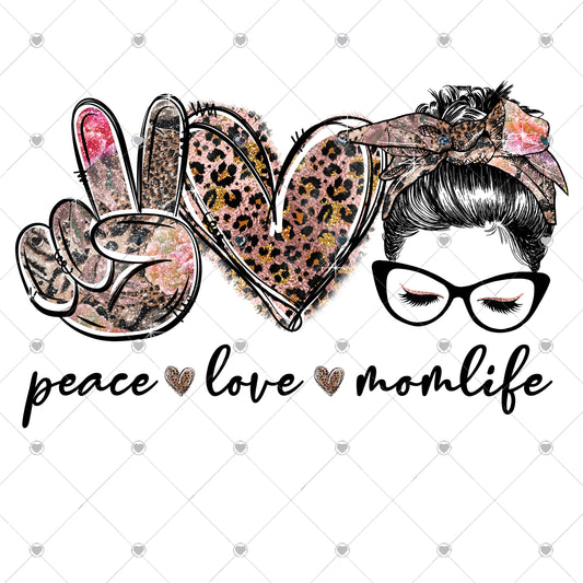 Peace love Ready to Press Sublimation and DTF Transfer – Outta Control  Designs