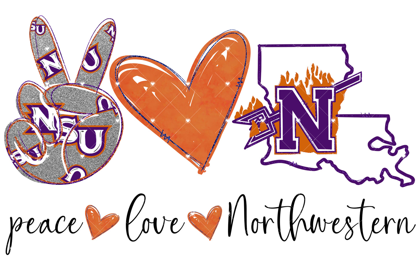 Peace Love Northwestern NSU