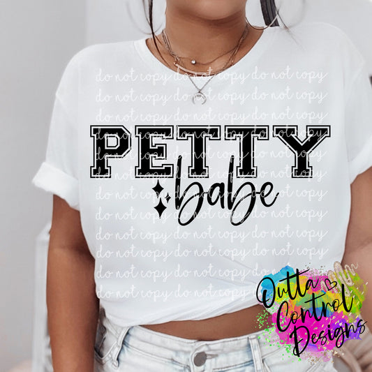 Petty Babe Ready to Press Sublimation and DTF Transfer