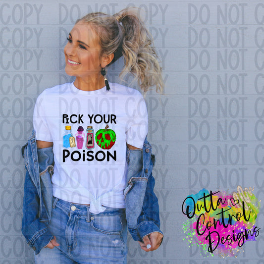 Poison Ready to Press Sublimation and DTF Transfer