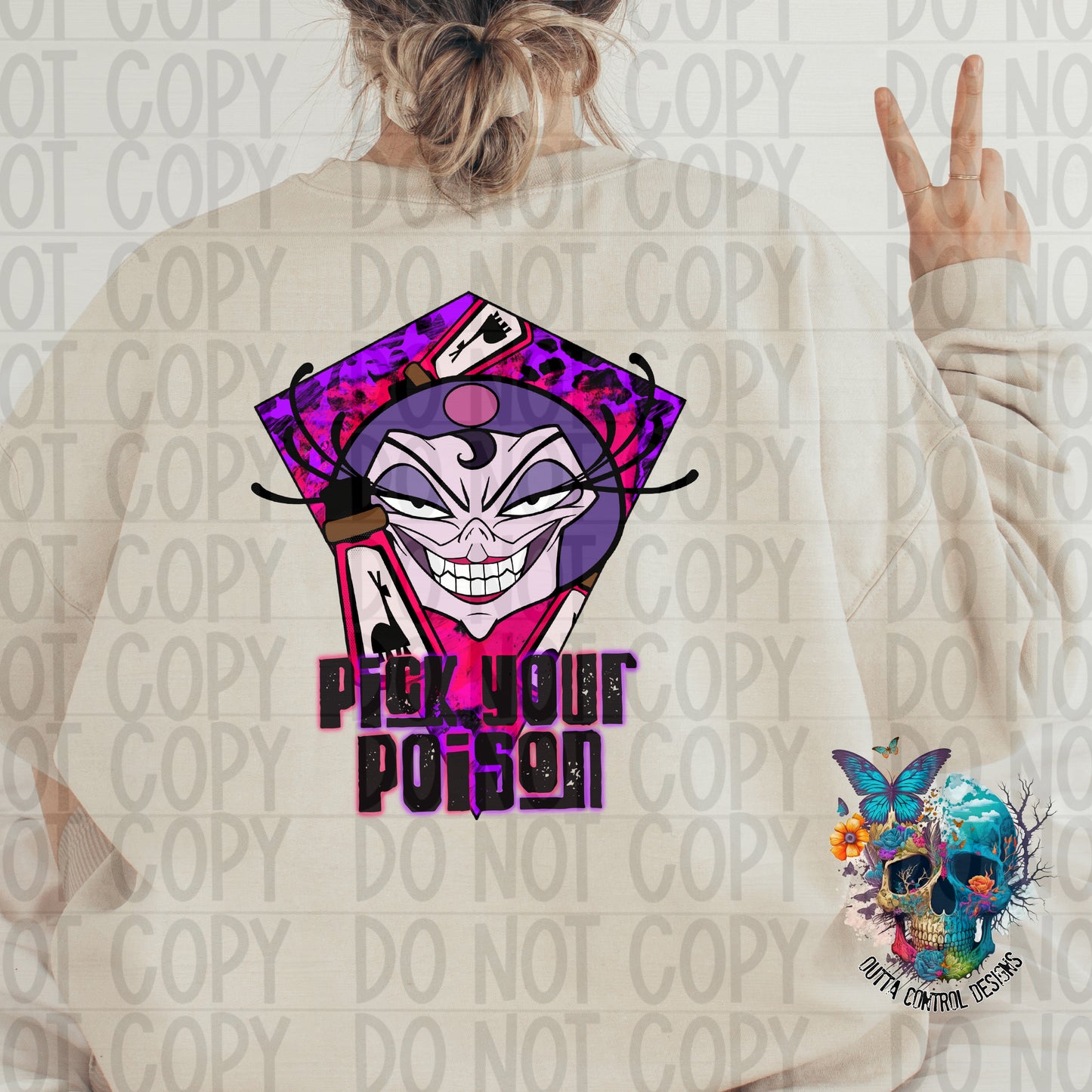 Poison Ready to Press Sublimation and DTF Transfer