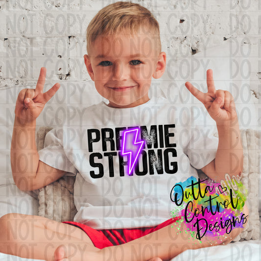 Preemie Strong Neon Ready To Press Sublimation and DTF Transfer