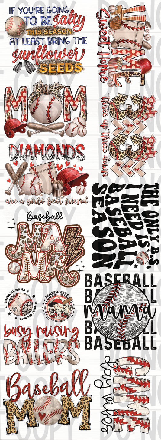 Premade Baseball Gang Sheet