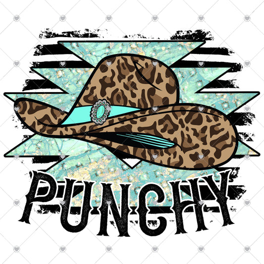 Punchy Leopard Hat Ready To Press Sublimation and DTF Transfer