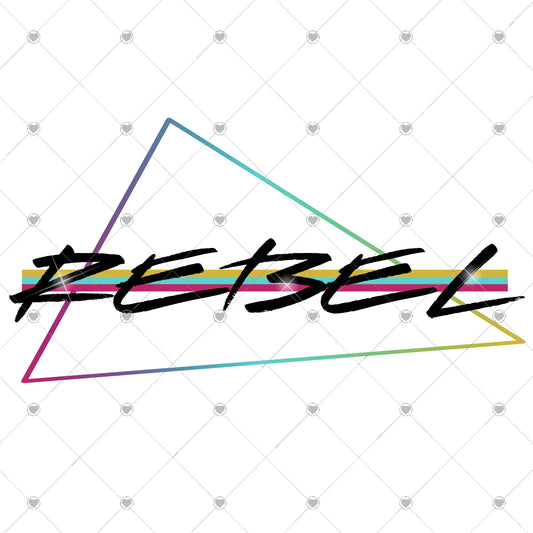 Rebel | Rainbow Ready To Press Sublimation and DTF Transfer