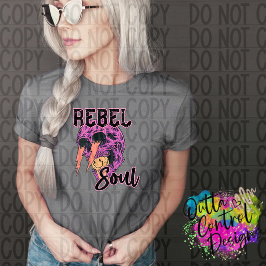 Rebel Soul Ready to Press Sublimation and DTF Transfer