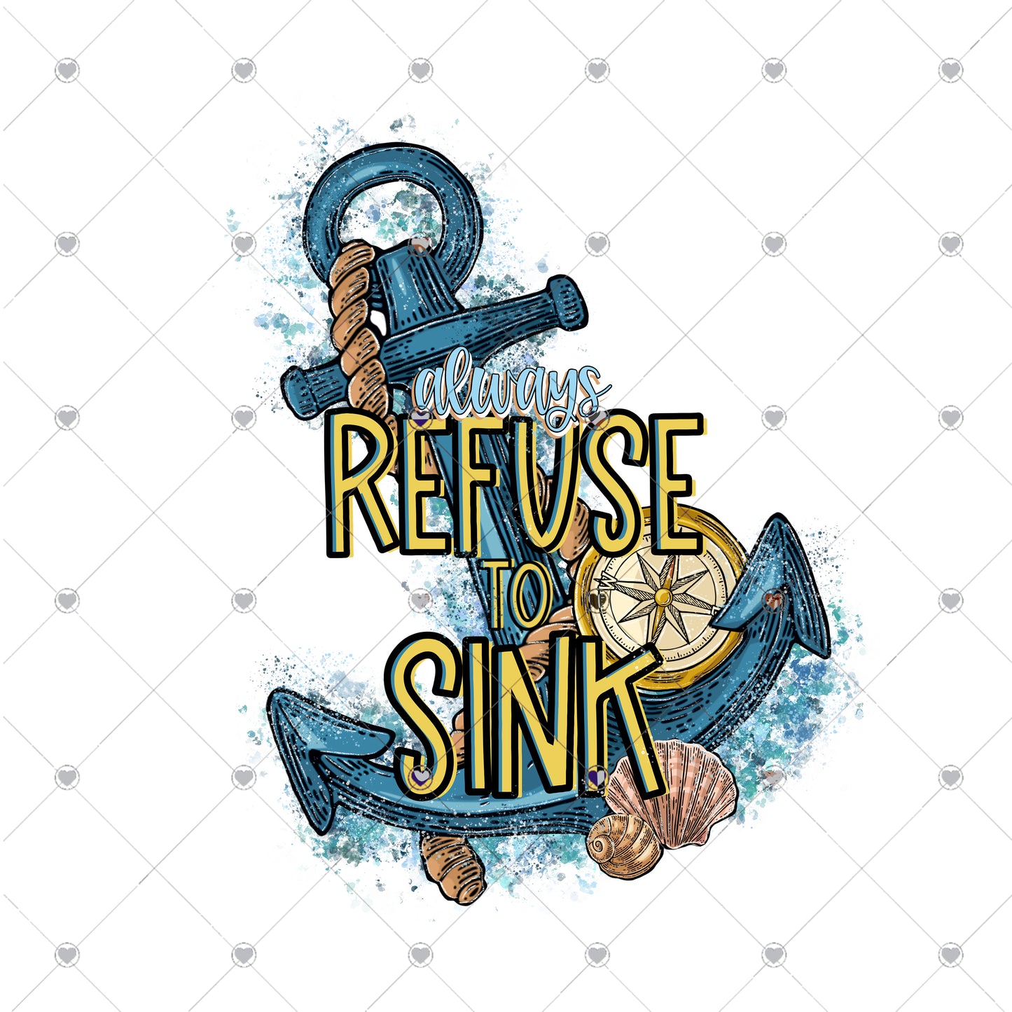 Refuse to Sink Ready To Press Sublimation Transfer