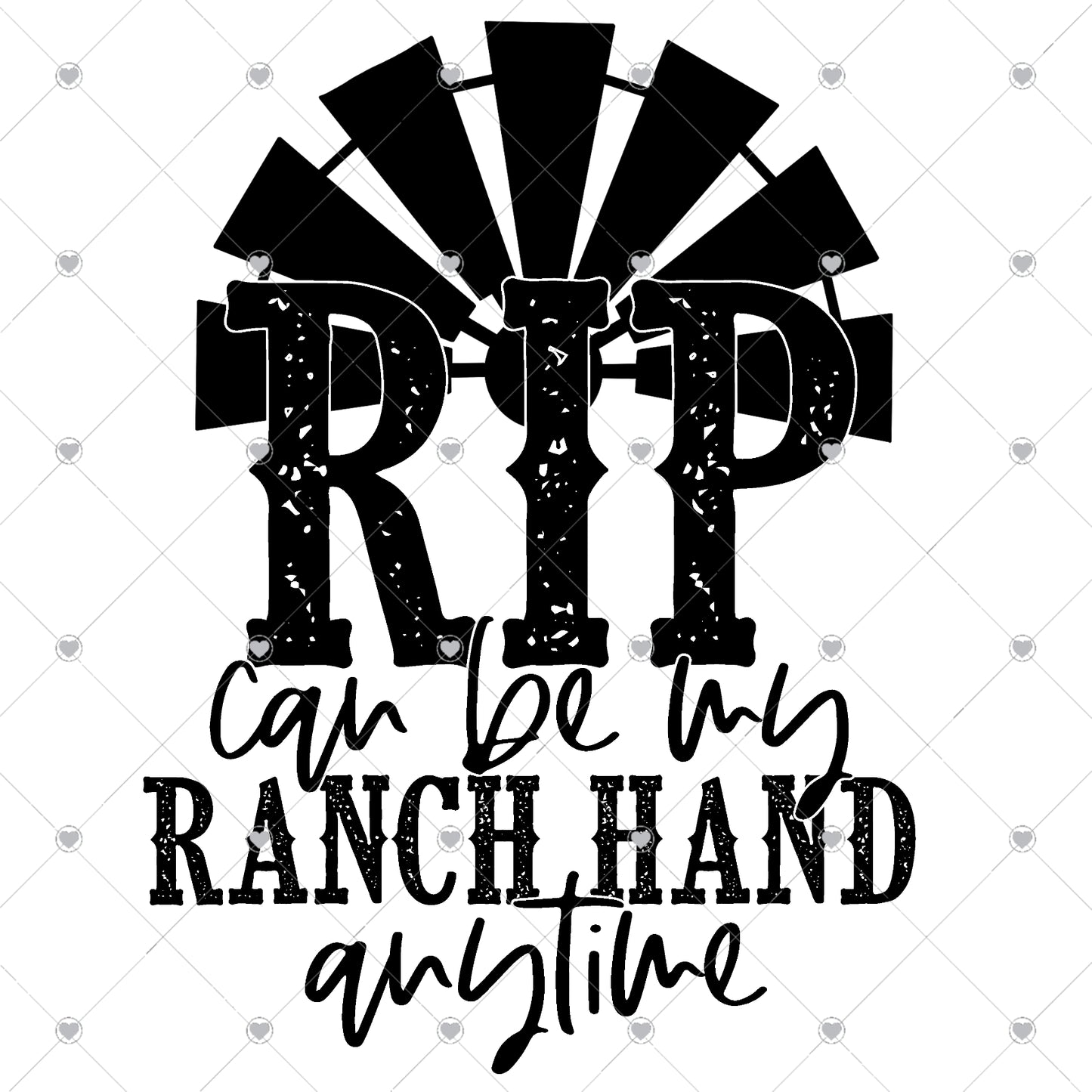 Ranch Hand Ready To Press Sublimation and DTF Transfer