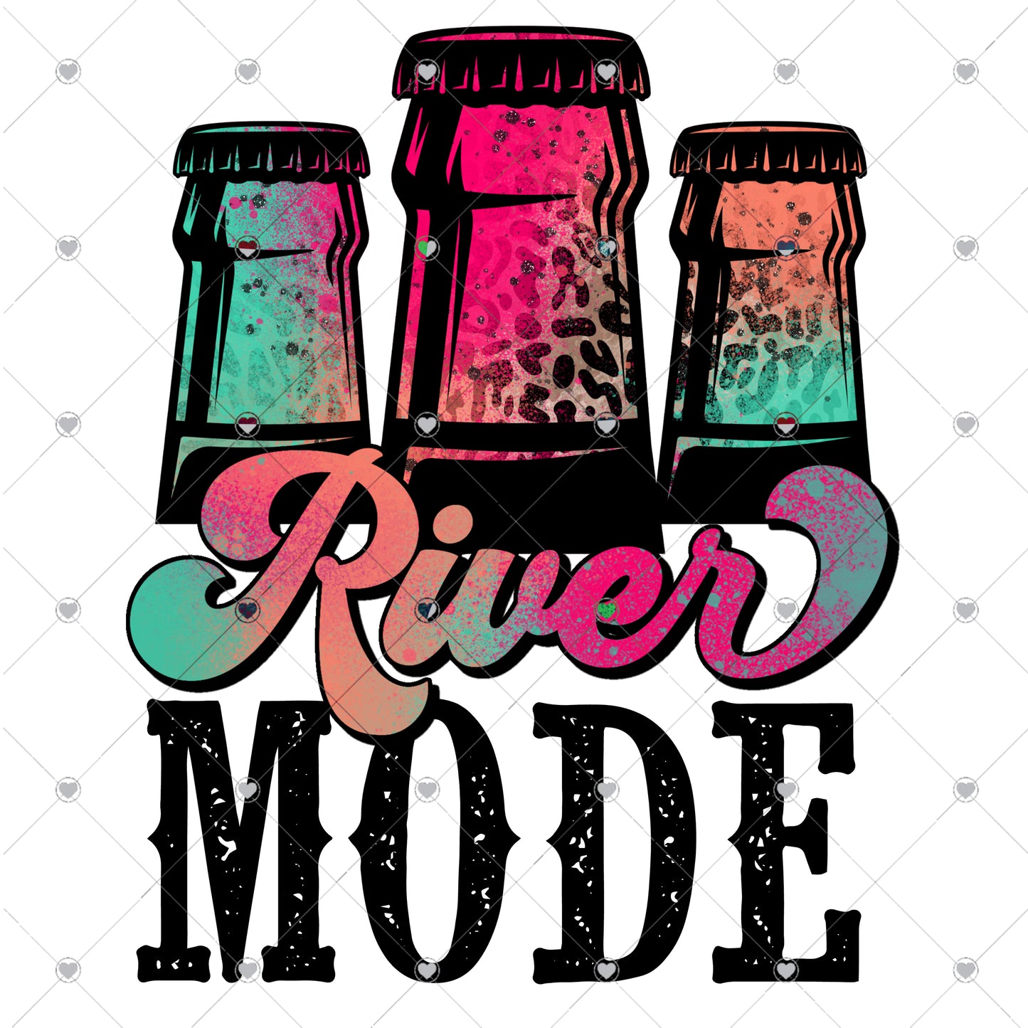 River Mode Ready To Press Sublimation Transfer