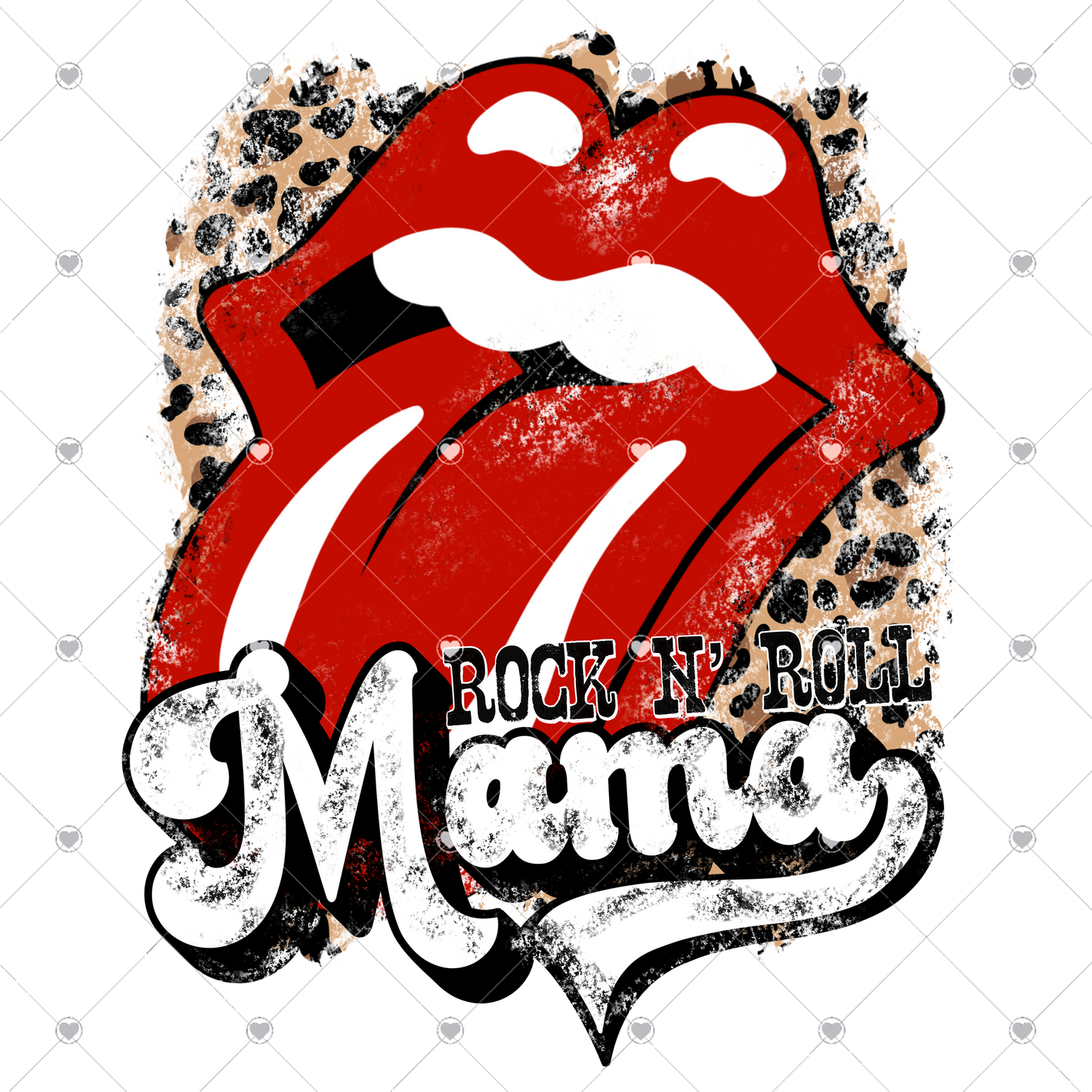 Rock N Roll Mama Ready To Press Sublimation and DTF Transfer