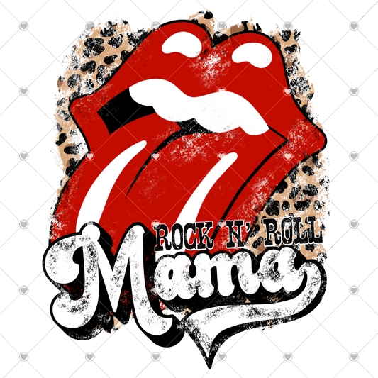 Rock N Roll Mama Ready To Press Sublimation and DTF Transfer