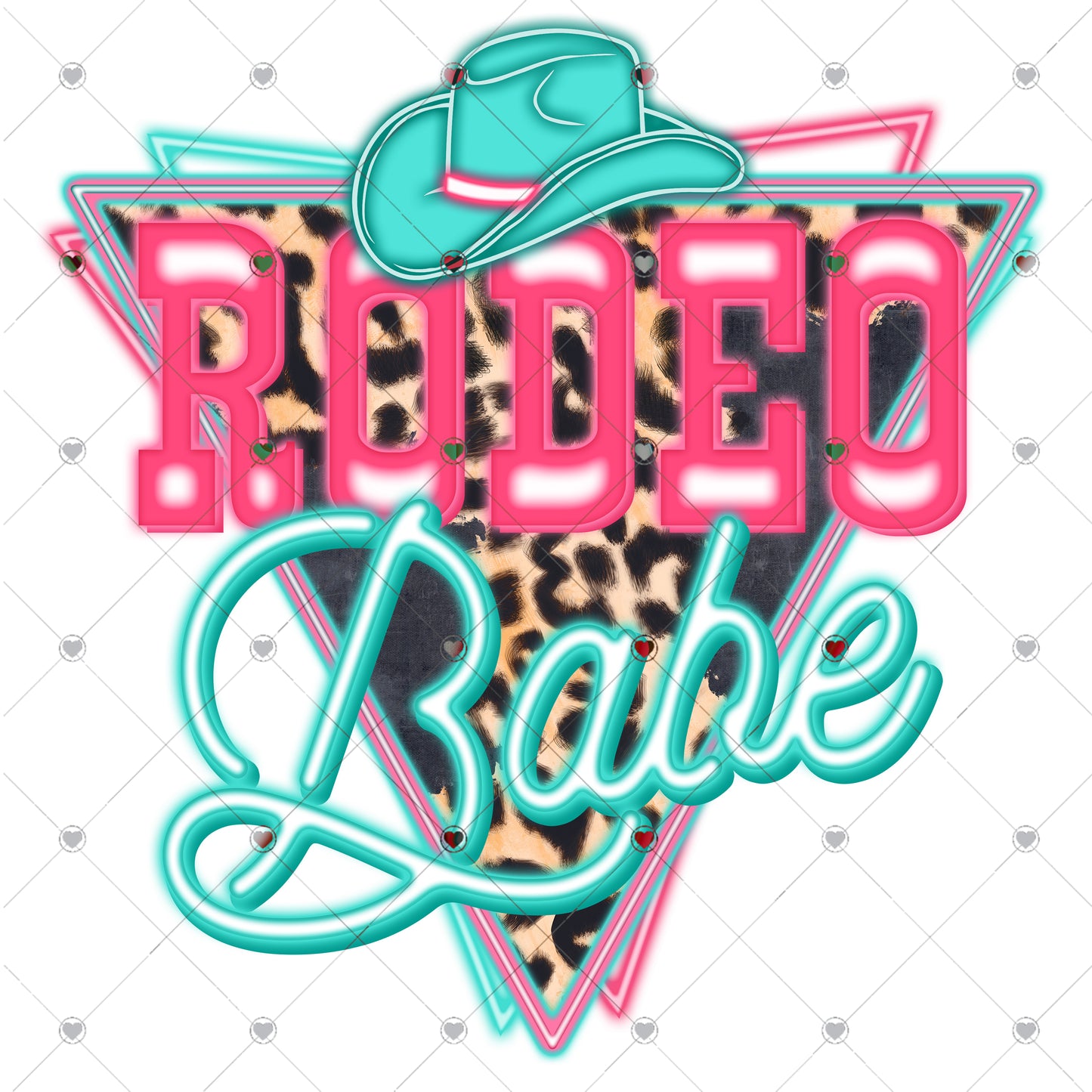 Rodeo Babe Ready To Press Sublimation and DTF Transfer