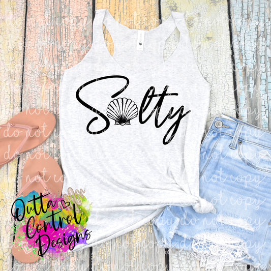 Salty Ready To Press Sublimation and DTF Transfer