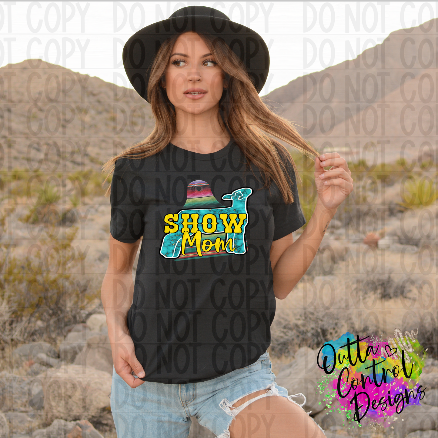 Show Mom | Serape Lamb Ready To Press Sublimation and DTF Transfer
