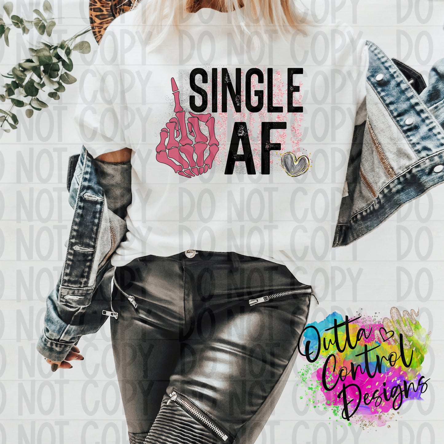 Single AF Ready To Press Sublimation and DTF Transfer