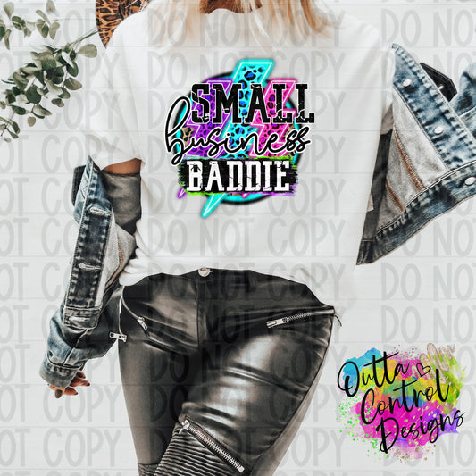 Small Business Baddie Ready To Press Sublimation and DTF Transfer