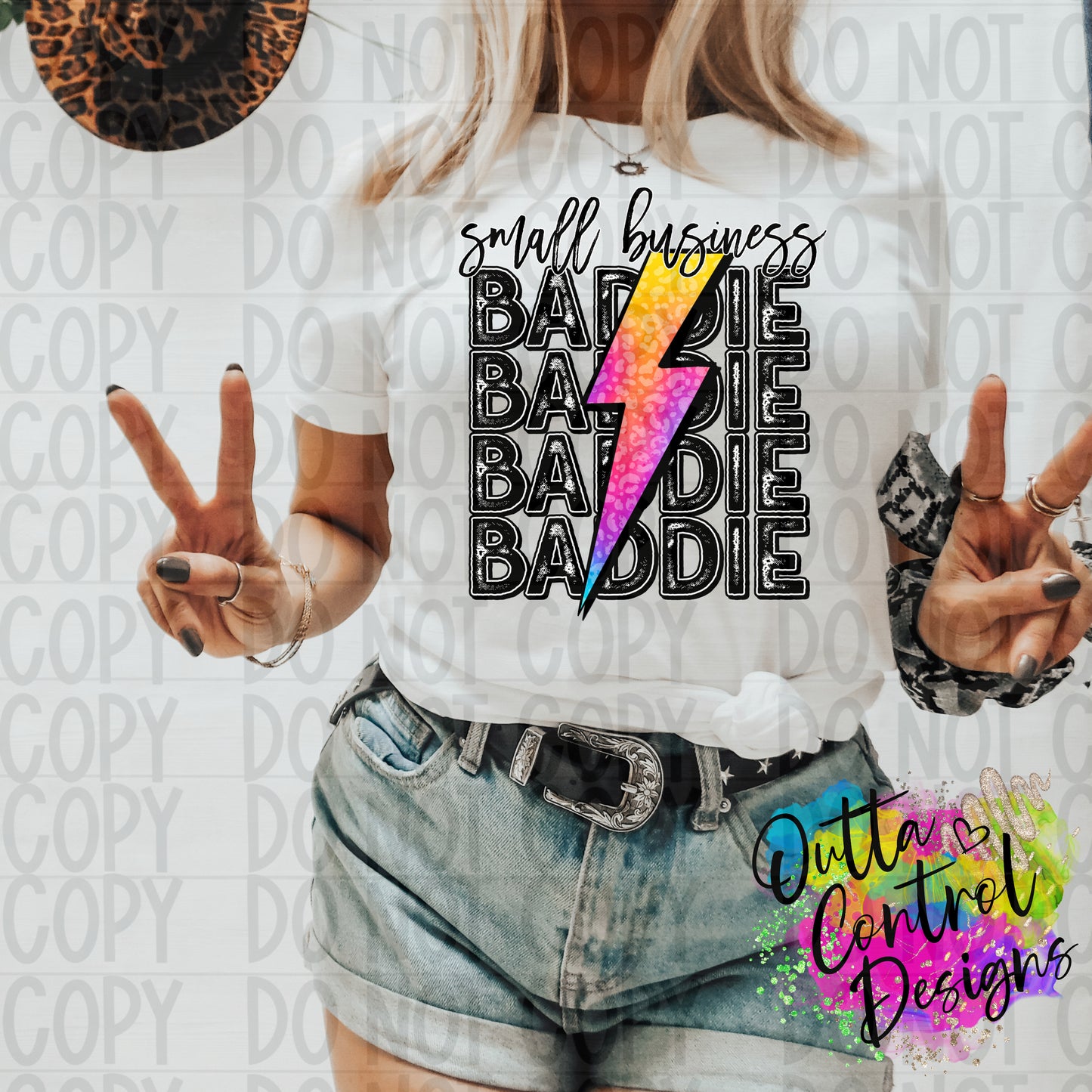 Small Business Baddie Ready To Press Sublimation and DTF Transfer