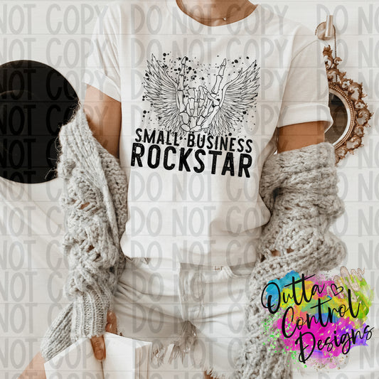 Small Business Rockstar Ready to Press Sublimation and DTF Transfer