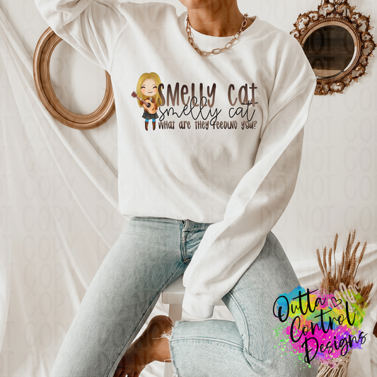 Smelly Cat Ready To Press Sublimation and DTF Transfer