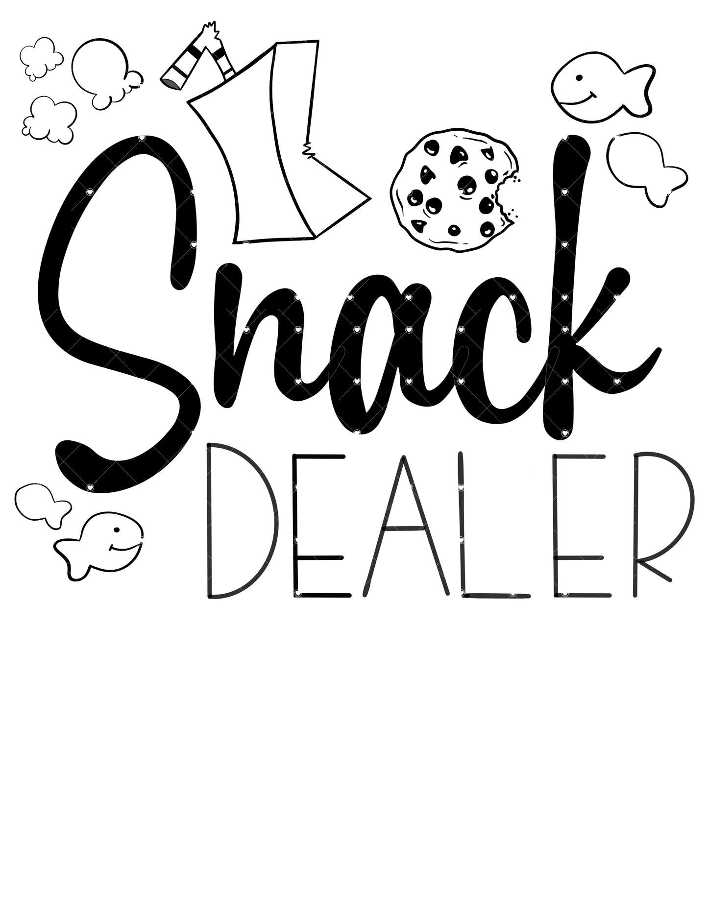 Snack Dealer Ready To Press Sublimation Transfer