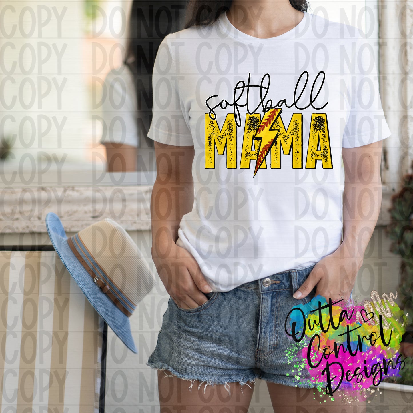 Softball Mama Ready To Press Sublimation and DTF Transfer