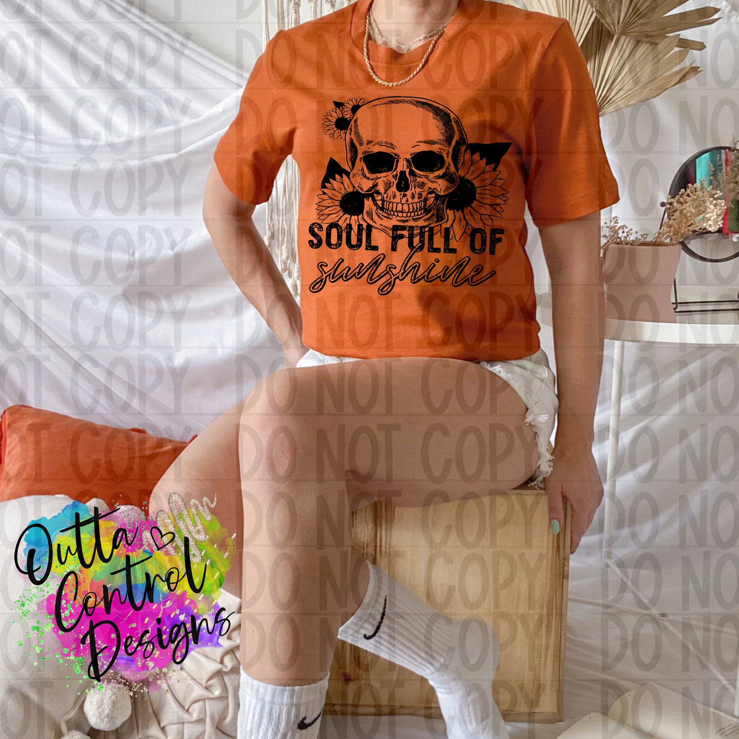 Soul Full Of Sunshine Ready to Press Sublimation and DTF Transfer